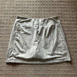 BlevonH Skort Womens Medium M Gray White Active Tennis Golf Skirt Outdoor